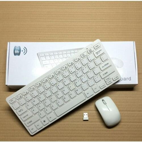 Ergonomic Mini wireless keyboard and mouse setting board Lightweight office wireless keyboard, with long-distance use 10m JP-1