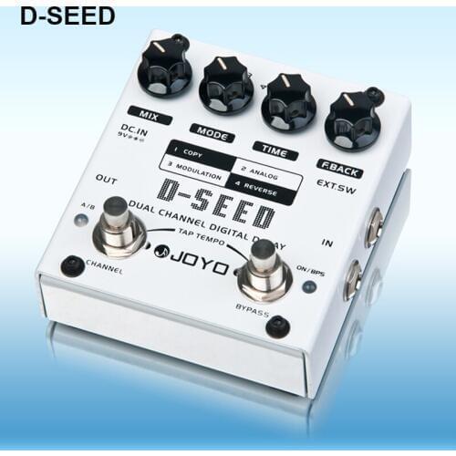 JOYO D-SEED Delay Guitar Effect Pedal delay effects guitarra stompbox Dual Channel Digital Delay True Bypass free shipping