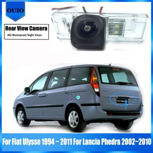 Rear View Reverse Back Up Parking Camera For Fiat Ulysse 1994 ~ 2011 For Lancia Phedra 2002~2010 Night Vision Waterproof Camera