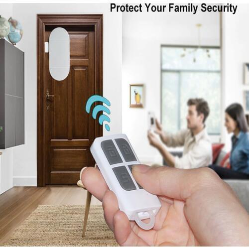 Personal Home Security Magnetic Sensor 130DB Alert Door Window Bell Burglar Alarm for Home Business Kids Wireless Sensor Alarm