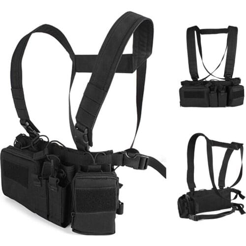 Multifunction Tactical Vest Military Combat Army Hunting Airsoft Body Armor Vest Mens Outdoor Wargame Paintball Protective Vest