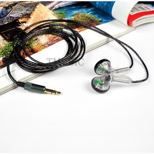 HiFi DIY Earphones Headphones 3.5mm In-Ear Headset Microphone For HiFi Player Mobile
