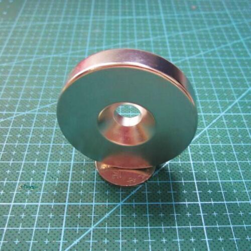 1pc 50*10 Super Strong Ring Loop Countersunk Magnet 50x10 mm Hole 10mm Rare Earth Neo Neodymium 50x10 neodymium magnet 50*10-10