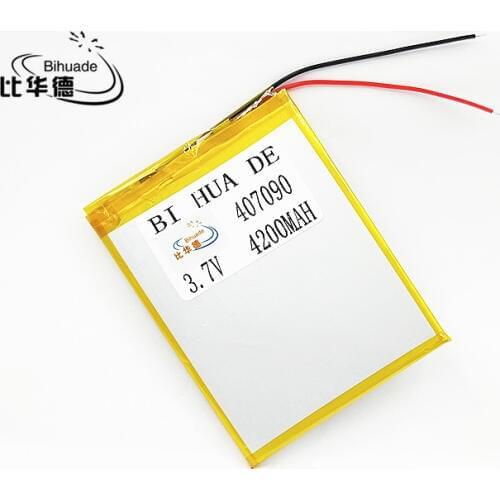Brand new battery CHT 407090 3.7V 4200mAh Lithium polymer Battery with Protection Board For Tablet PC U25GT