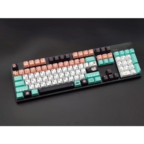 Okita Souji Keycap OEM 104 PBT Japanese Key Caps For Cherry MX Keypad