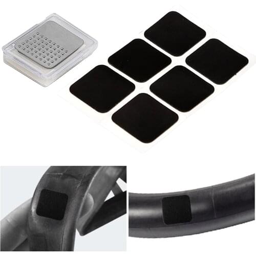 Bike Tire Patch Bicycle Glueless Inner Tube Patches Adhesive with Metal File