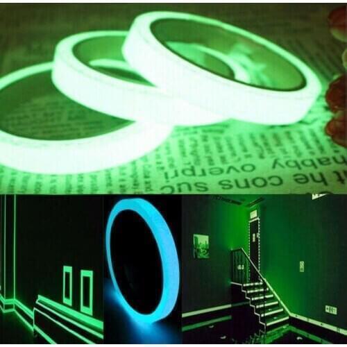 UK Seller 5m Luminous Tape Self Adhesive Glow In The Dark Wall Fluorescent Tape