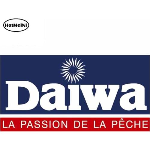 HotMeiNi 13cm x 6.8cm For Daiwa Waterproof Decal Bumper Car Stickers Motorcycle Graffiti Anime Occlusion Scratch Decoration