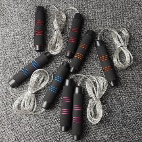 2.8m Adjustable Jump Ropes Fast Speed ABS Handle Jump Ropes Workout Equipments Crossfit Excercise Fitness Tool Unisex