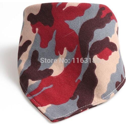 50 pcs/lot Wholesale Camouflage Dog Bandana Pet Scarf Collar Dogs Cats Accessories for Small Medium Large Pet