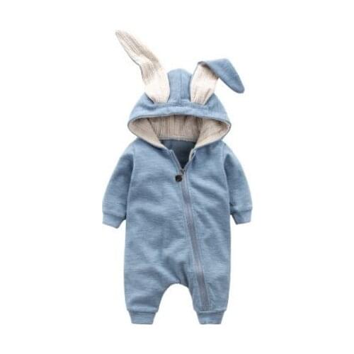 Hooded Baby Rompers Boys Girls Clothes Newborn Clothing For Babies Infant Cute Rabbit Ear Costume Jumpsuit Baby Outfit