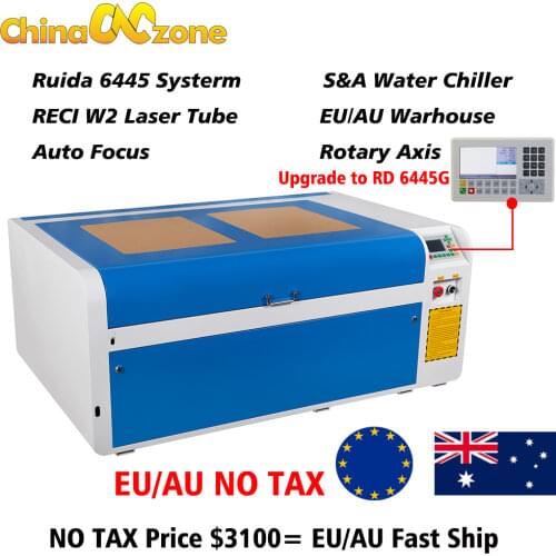 EU/RU STOCK SL-1060 Laser CNC100W Autofocus CO2 USB Laser Cutting Machine with DSP System 1000*600mm Free TAX&VAT