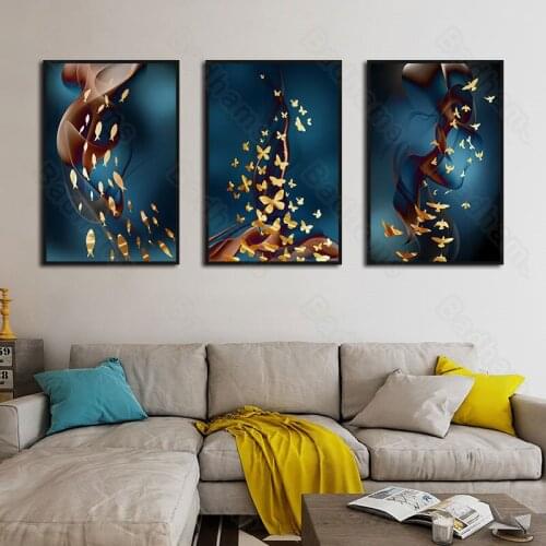 Living Room Decorative Painting Post-Modern Light Luxury Sofa Background Wall Paintings Nordic Style Porch Bedroom Mural