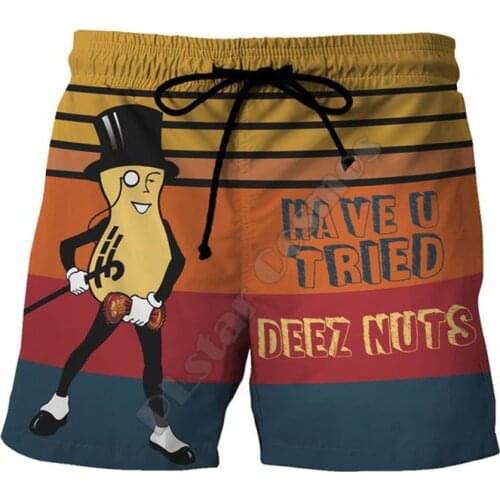 PLstar Cosmos Summer Casual Shorts Have You Tried Nuts 3D Printed Trousers For Women Men Shorts Comfortable breathable