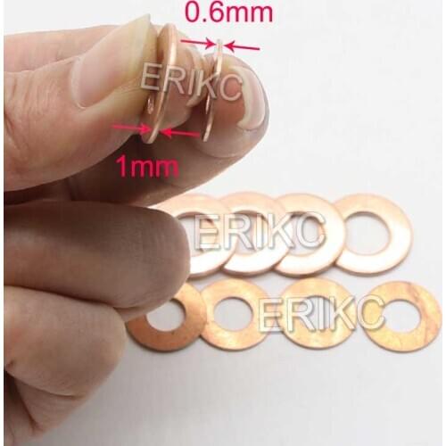 1mm S Type Diesel Injector Copper Washer E1022017 Injection Adjusting Gasket Shims Thickness P Type 0.6mm