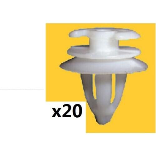 New 20 Pcs Universal Useful Plastic Interior Internal Door Cut Clip Door Panel For BMW BE36 E38 E39 E46