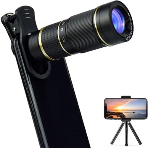 18x Phone Lens Camera Hd Adjustable Focus Zoom Camera Photography Telescope Lens for Cell Phone Mobile Telephone Camera Lens