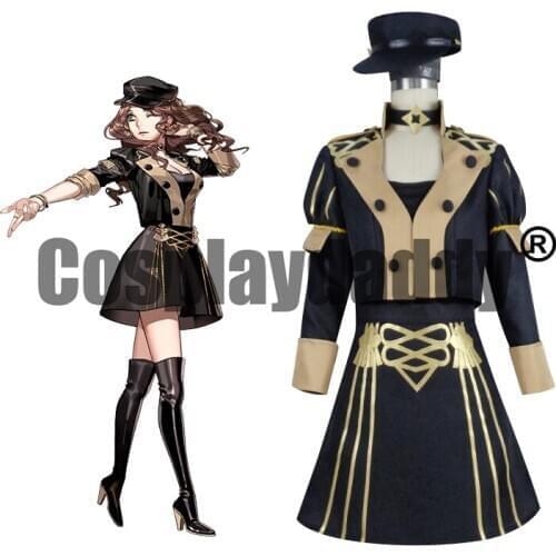 Fire Emblem: Three Houses Officers Academy Black Eagles Class Dorothea Arnault Arnold Uniform Dress Game Cosplay Costume S002