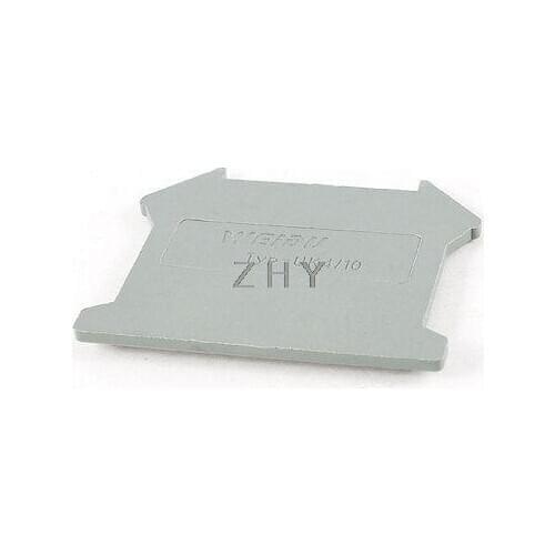 Gray Plastic Partition End Plate UK 4 10 for Terminal Block