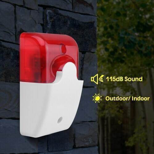 Flash LED Strobe Light 12V 24V Work For GSM PSTN Home Security Burglar Alarm System