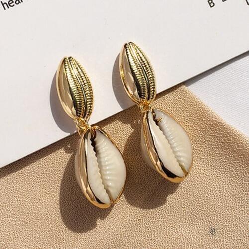 YDGY Fashion Shell Earrings Natural Pearl Haiyang Earrings Fashion Fashion Shell Earrings