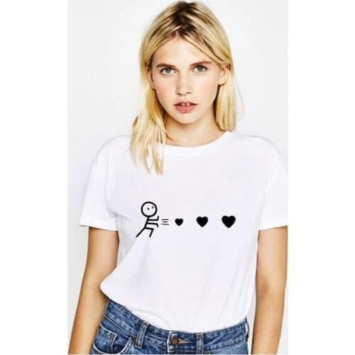 Femme Casual Graphic Clothes Plus Size New Arrival Women T-shirt Short Sleeve Funny Summer Tops Streetwear Tee Shirt