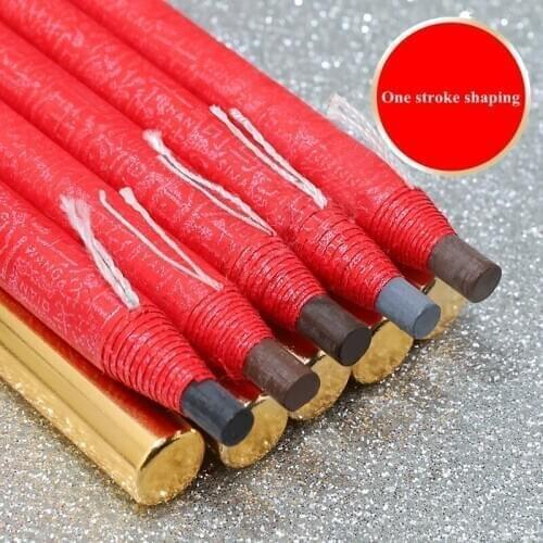 BBM Golden Rose Pull Line Eyebrow Pencil Waterproof Easy To Wear Non Stain Makeup Kit Women Beauty Focus Brown Brow Cosmetics