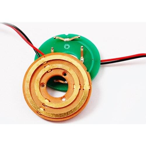 2 Circuits Through Bore Slip Ring Transferring Signal for Cranes