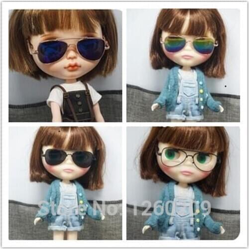 8cm Blyth Sunglasses Colored Glasses BL-CC1224 (Suitable For Blythedoll, ICY)