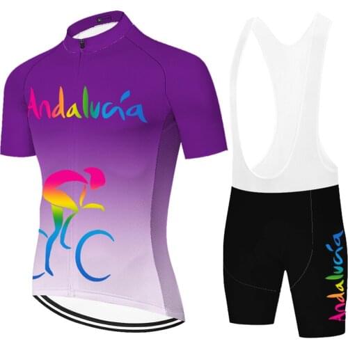 Andalucia Laser Cut Masculino Tenue Velo Homme Jersey Culotte Abbigliamento Bermuda Maillot Ciclismo Hombre Conjunto Ciclismo