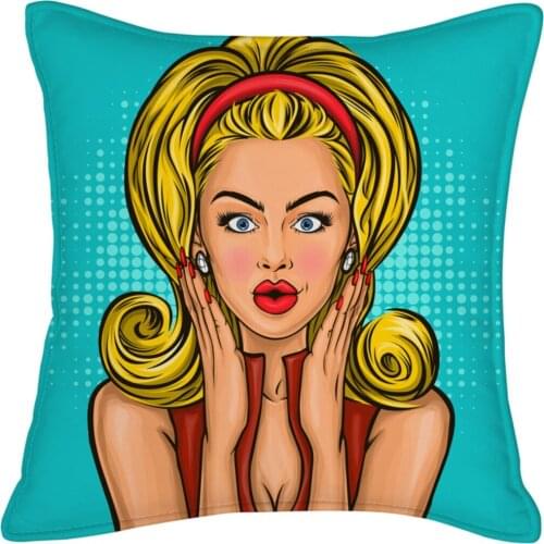 Popart Pillow decorate Cases 45x45 made in turkiye