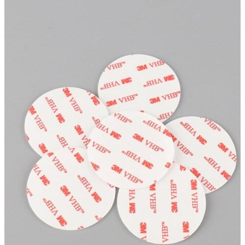 3M VHB White Film Transparent Acrylic Double-Sided Tape Installation Tape Thickness 1mm Round Rectangle