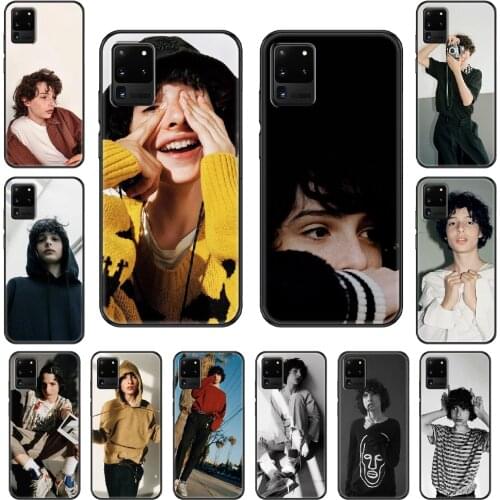 Finn Wolfhard Phone case For Samsung Galaxy S 3 4 5 6 7 8 9 10 E Plus Lite Edge black silicone waterproof art cell cover soft