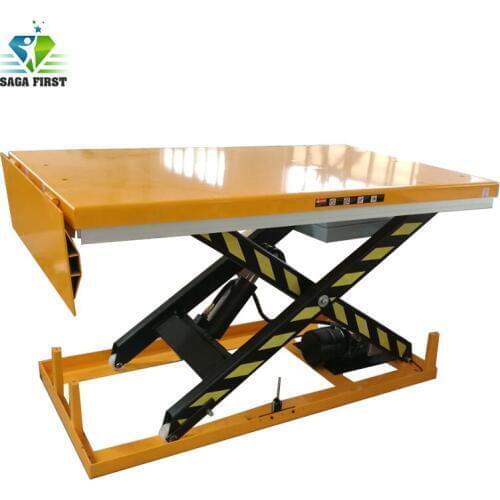 Hydraulic Scissor Lift Table Woodworking Machine