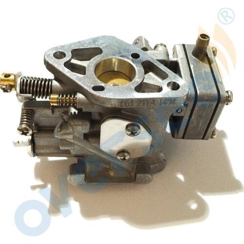 6G1-14301-01or 6N0-14301-10 Carburetor For Yamaha 8HP 2 Stroke Outboard Engine Boat Motor aftermarket parts 6G1-14301