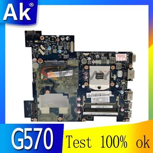 Laptop motherboard For LENOVO Ideapad G570 HM66 Mainboard PIWG2 LA-675AP DDR3 Full tested