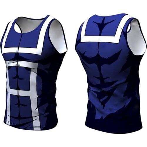 New Fashion 3D Printed Sleeveless Shirts Tank Top Men Fitness Shirt Mens Singlet Bodybuilding Workout Gym Vest Fitness Men