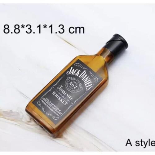 Fashion Mini Wine Bottle Lighter Butane Gas Lighter Whiskey Torch Lighter Smoking Accessories Household Items Smoker Gifts
