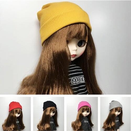 DLBell New arrival Blythe Doll Clothing Casual Knitted Hat for Blyth doll pullip Licca, Azone 1/6 dolls accessories