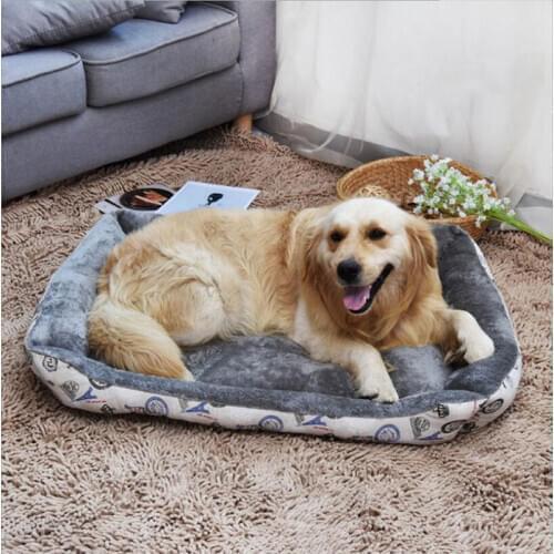 New Removable Dog Kennel Warm Pet Bed Soft Pet Bed For Small Medium Large Dog Washable House For Cat Puppy Cotton Kennel Mat
