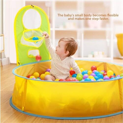 Outdoor Childrens Water Play Tent Plastic Multicolor UV-protection Anti-Sai Parent-child Training Game House Beach Pool Tent