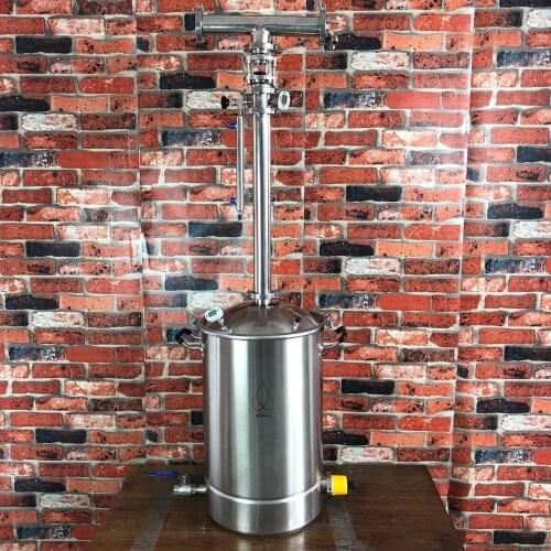 Moonshine still 38l tank and 2"(51mm)OD64mm Reflux Column for distillation, Stainless Steel 304 . Vodka, Moonshine