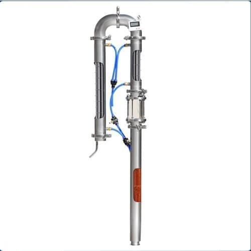 With Baffle sight glass Copper Mesh Tube Distillation Tower 1.5''2'' Brandy Vodka Manufacturing of Household Brewing Equipment