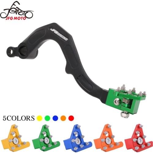 Motorcycle CNC Rear Foot Brake Pedal For KAWASAKI KX450F KLX450R KX 450F KXF450 KLX 450R 2008-2019 KX450 KX 450 2019 Motorcross