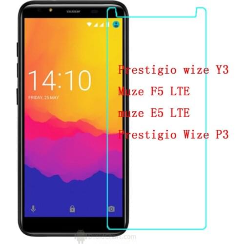 Screen Protector phone For Prestigio Wize P3 / wize Y3 muze E5 LTE / F5 LTE Tempered Glass Film Protective Screen Cover Case
