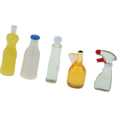 1:12 Dollhouse Miniature Kitchen Cleaning Set Decor Doll House Accessories