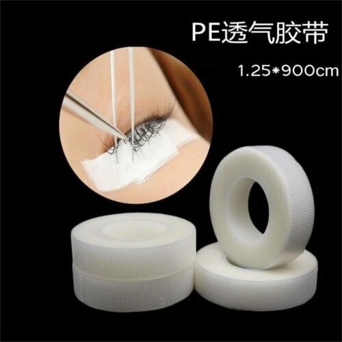 1 Roll Transparent Medical Paper Tape Breathable Eyelash Extensions Makeup Tools