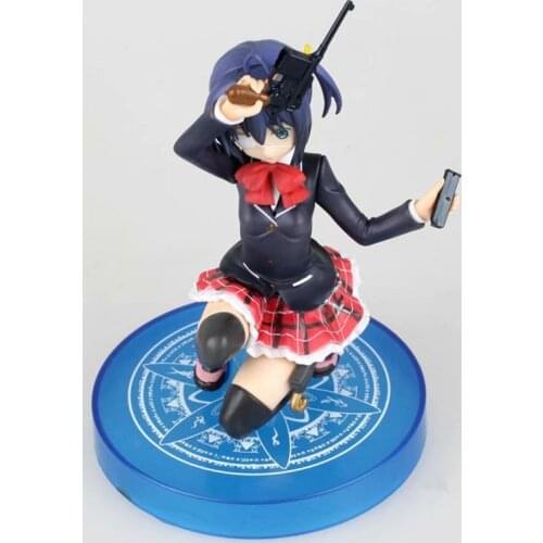 15cm Takanashi Rikka Anime Figure Chu-2/Chuunibyou Demo Koi Ga Shitai The Eil Eye Kneeling Rikka Takanashi Action Figure Toys