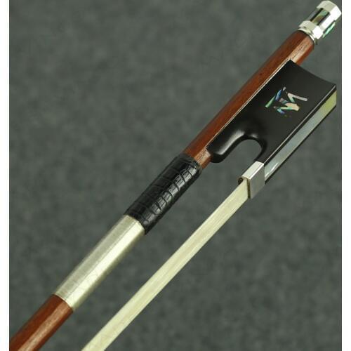 4/4 MASTER FINE Pernambuco Violin Bow Silver mounted Octagonal stick Good Performance