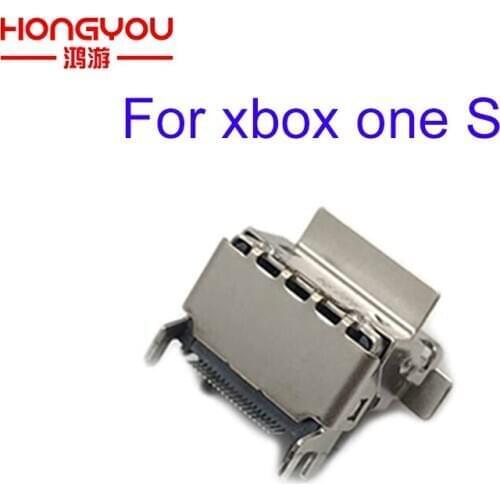 50pcs Original New 1080P HDMI-compatible Socket Port Parts Replacement for XBOX ONE S SLIM Motherboard Repair